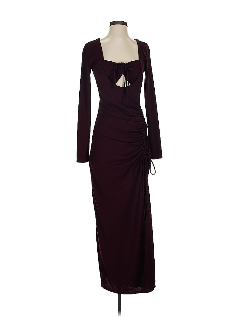 Nicholas Burgundy Cocktail Dress Size 4 - photo 1