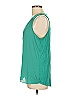 Fortune + Ivy 100% Polyester Teal Sleeveless Blouse Size L - photo 4