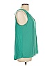 Fortune + Ivy 100% Polyester Teal Sleeveless Blouse Size L - photo 3