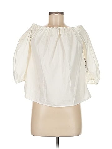Scoop 3/4 Sleeve Blouse (view 1)