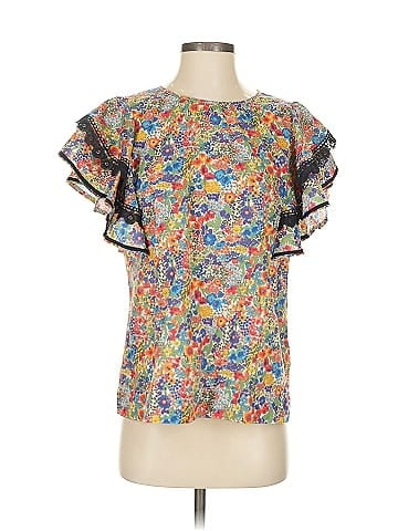 Liberty Art Fabrics for J.Crew Short Sleeve Blouse (view 1)