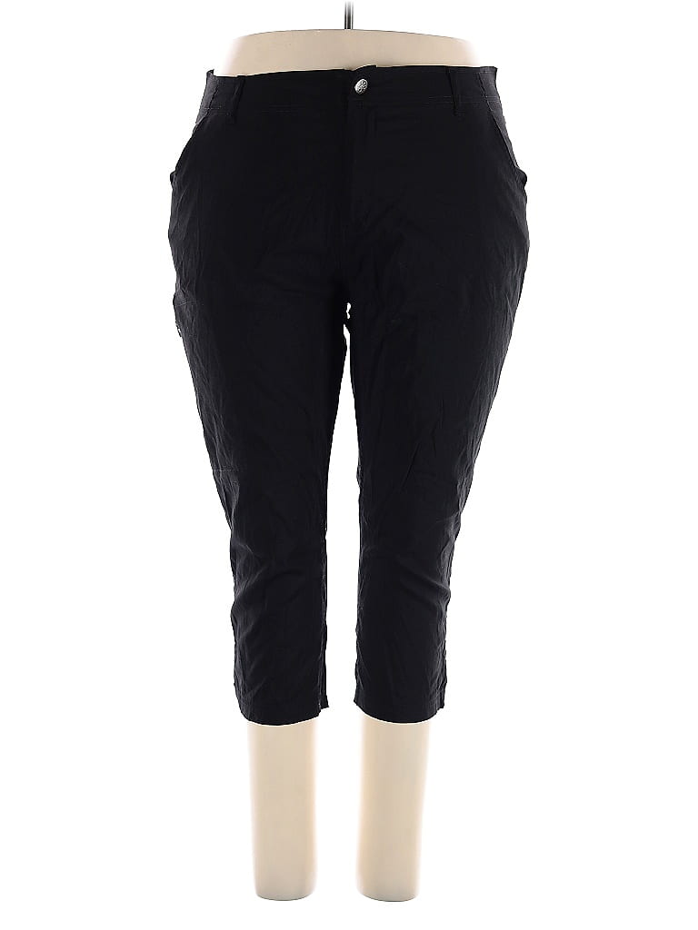 Khombu Solid Black Active Pants Size XXL - photo 1