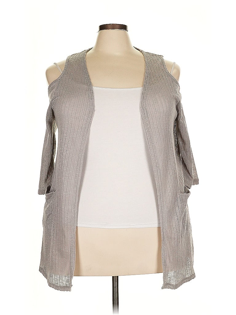 Pre-owned Torrid Cardigan Sweater In Gray