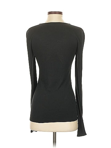 Gucci Vintage Silk Tie-Front Knit Top (view 2)