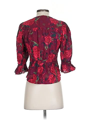 Free People 3/4 Sleeve Blouse (view 2)