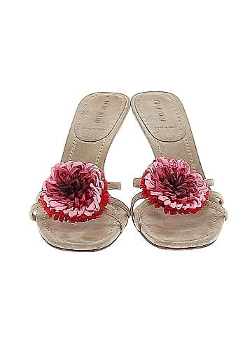 Miu Miu Suede Sandal Mules (view 2)