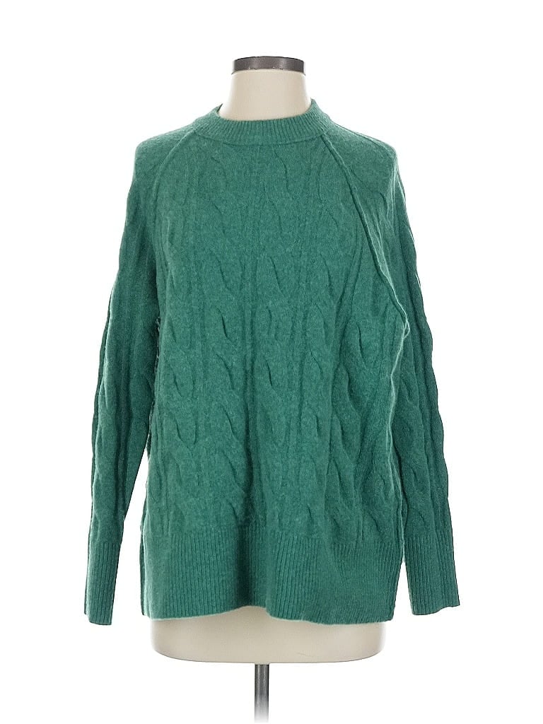 Pre-owned Aerie Pullover Sweater In Green