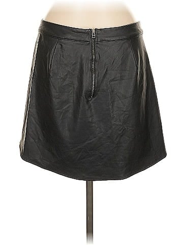 Assorted Brands Faux Leather Skirt (view 2)