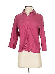 Notations 3/4 Sleeve Silk Top