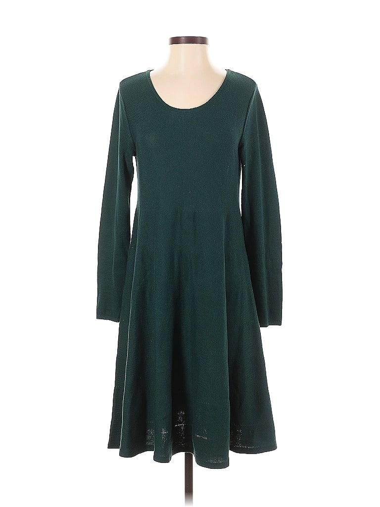 Pre-owned Jjill Casual Dress In Blue