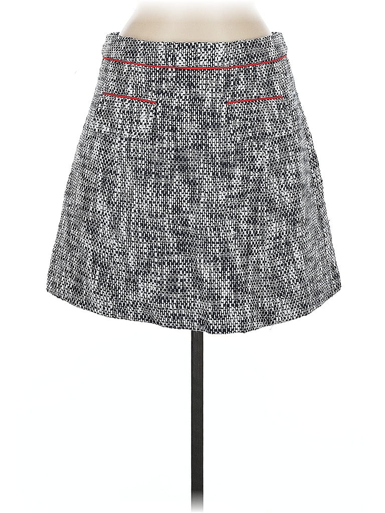 Sail to Sable Tweed Gray Casual Skirt Size 6 - photo 1
