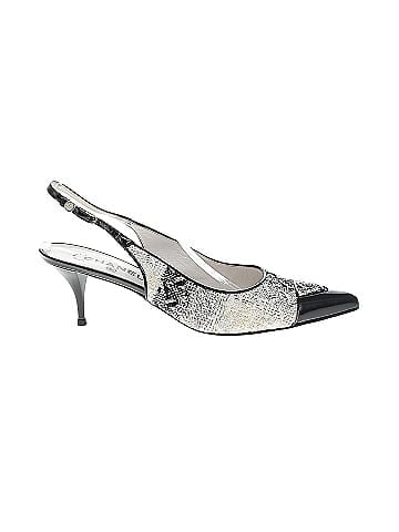 Chanel Vintage Tweed Pearl-Accent Heels (view 1)