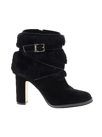 Louise Et Cie Rabbit Fur Trim Ankle Boots (view 1)