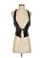 Armani Exchange Sleeveless Silk Top