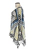 Hale Bob 100% Silk Silver 3/4 Sleeve Silk Top Size S - photo 4