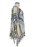 Hale Bob 100% Silk Silver 3/4 Sleeve Silk Top Size S - photo 3