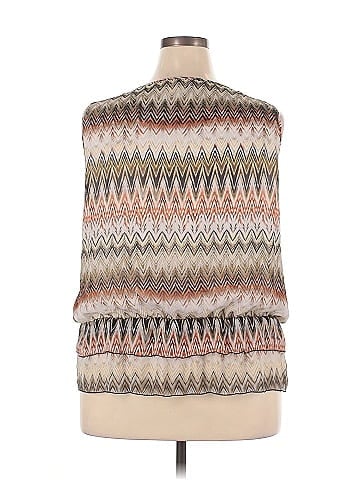 Roz & Ali Sleeveless Blouse (view 2)