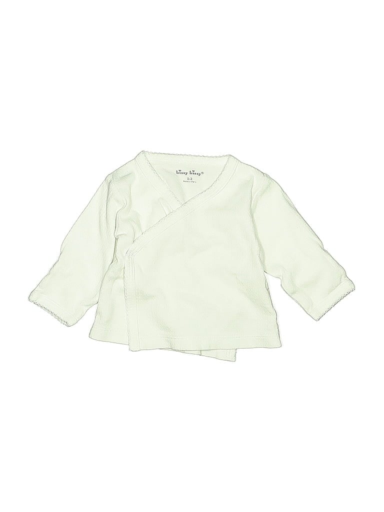 Pre-owned Kissy Kissy Babies' 3/4 Sleeve T-shirt In White