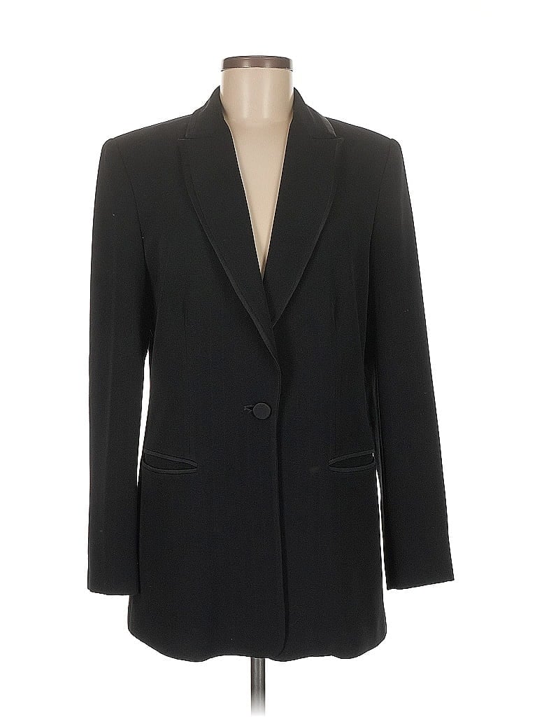 Pre-owned Ann Taylor Blazer Jacket In Black