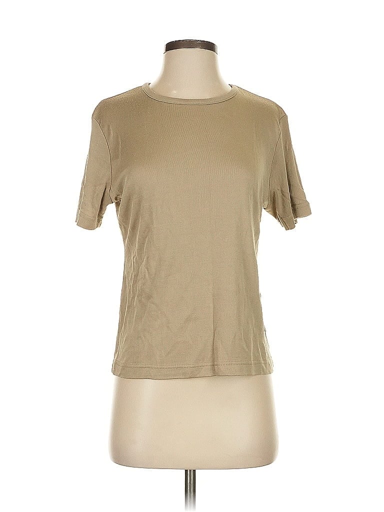 Pre-owned Sag Harbor Short Sleeve T-shirt In Brown