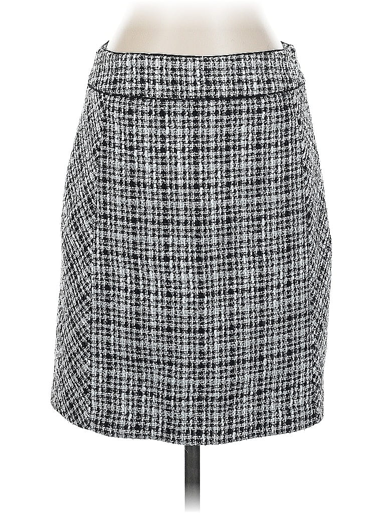 Pre-owned White House Black Market Casual Skirt In Gray