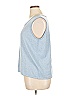 Susan Graver Blue Sleeveless Top Size XL - photo 4