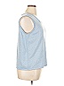 Susan Graver Blue Sleeveless Top Size XL - photo 3
