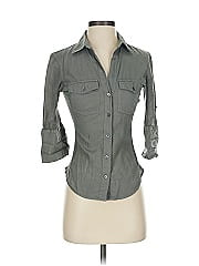 James Perse 3/4 Sleeve Button Down Shirt