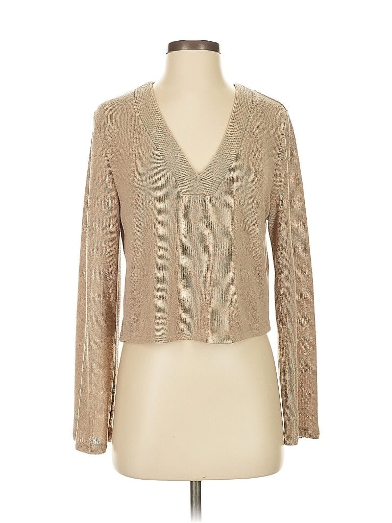 Pre-owned H&m Cardigan Sweater In Brown