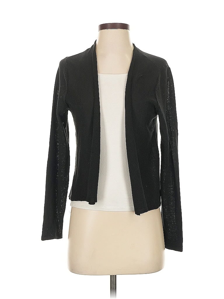 Pre-owned Jjill Kimono In Black