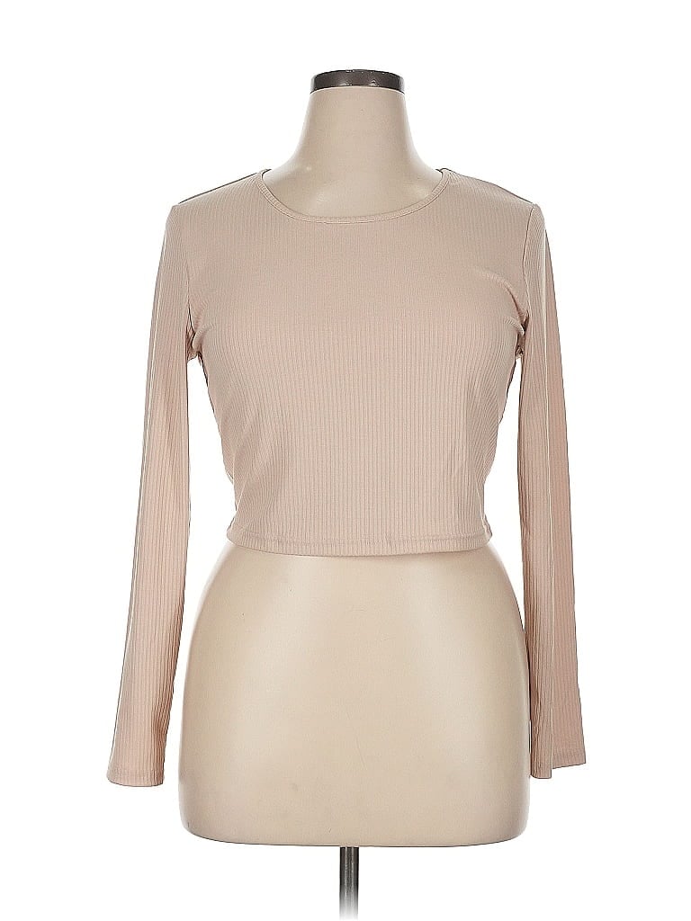 BTFBM Tan Long Sleeve T-Shirt Size XL - photo 1
