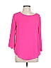Veronica M. Pink 3/4 Sleeve Blouse Size L - photo 1
