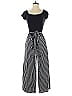 Maison Jules Stripes Black Jumpsuit Size S - photo 1