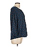 Collective Concepts 100% Polyester Blue 3/4 Sleeve Blouse Size L - photo 3