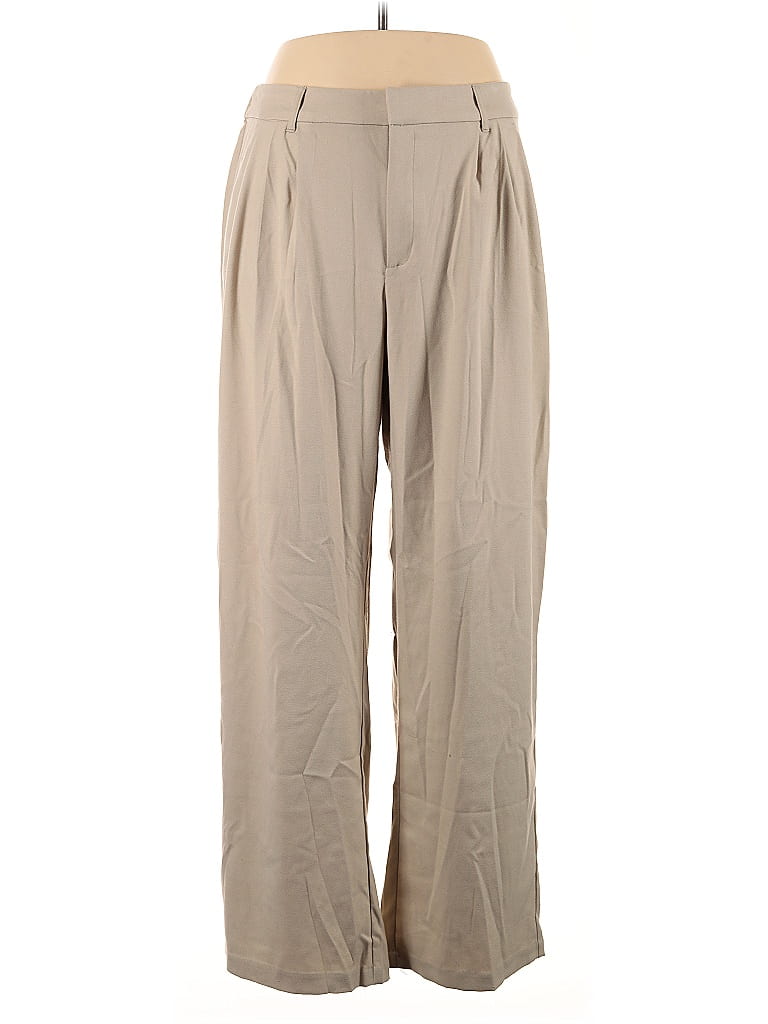 Hollister Solid Tan Casual Pants Size XL (tall) - photo 1