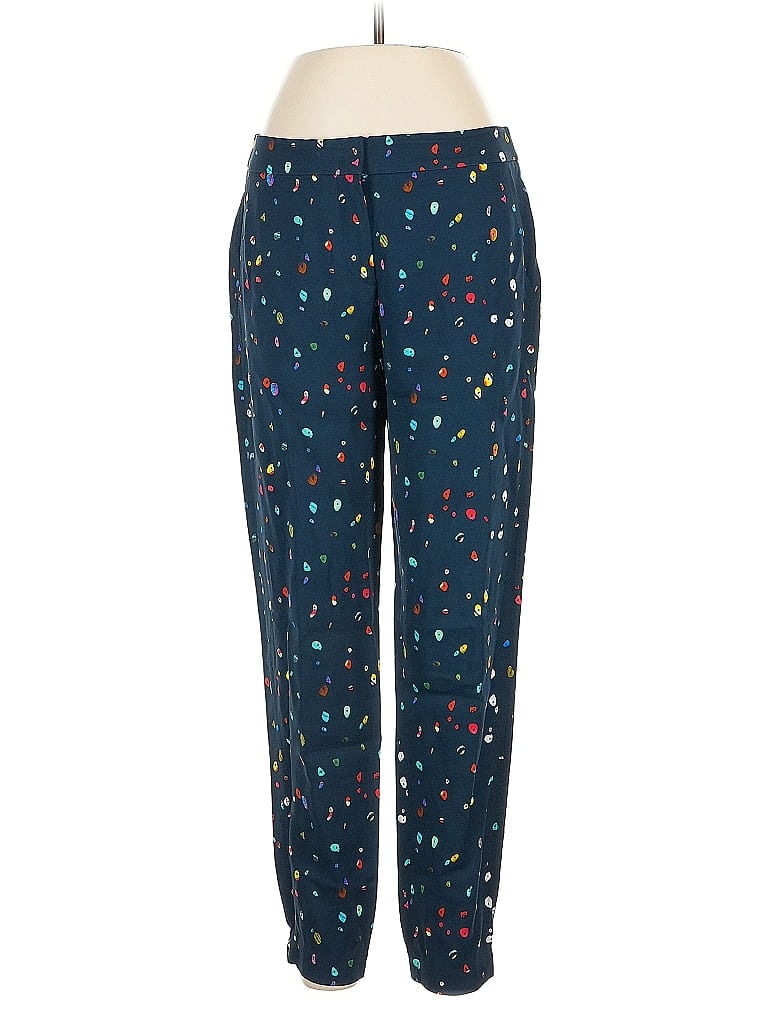Akris Punto Stars Blue Casual Pants Size 6 - photo 1