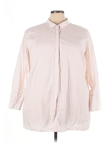 Old Navy 3/4 Sleeve Button-Down Shirt (view 1)