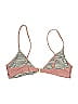 Assorted Brands Chevron-herringbone Tan Pink Swimsuit Top Size L - photo 2