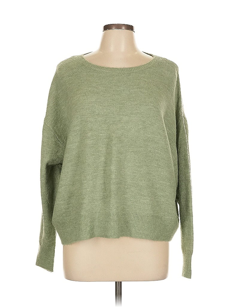 H&M L.O.G.G. Green Pullover Sweater Size L - photo 1