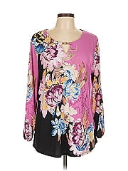 Jm Collection 3/4 Sleeve Blouse