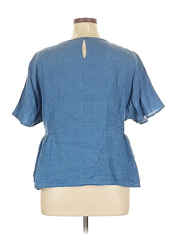 Lands' End Short Sleeve Blouse (view 2)