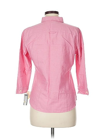DKNY Jeans 3/4 Sleeve Button-Down Shirt (view 2)