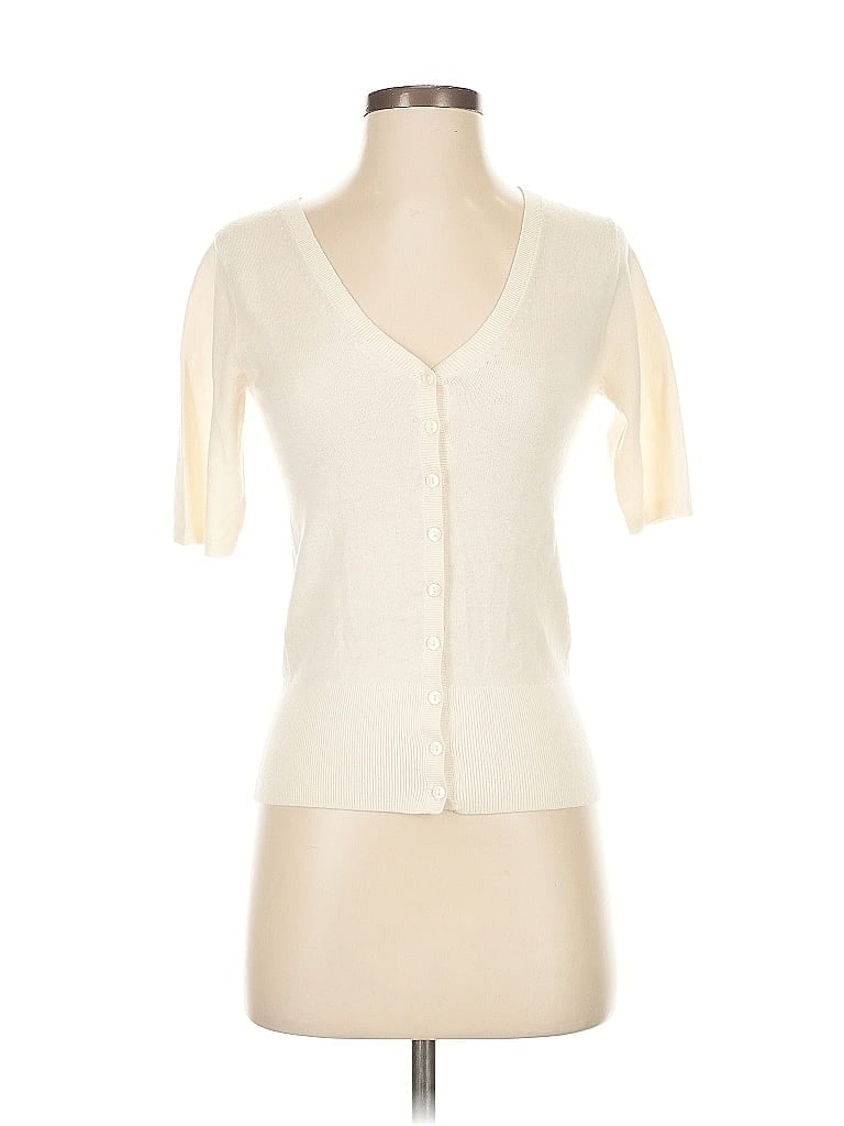 Click to view more detailed imagery on our partner's website Pre-owned Everlane Wool Cardigan Sweater In White