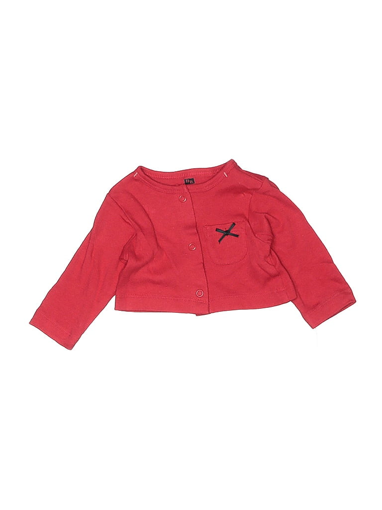 Pre-owned Hb Babies' Cardigan Sweater In Red