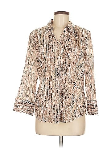 JM Collection 3/4 Sleeve Blouse (view 1)