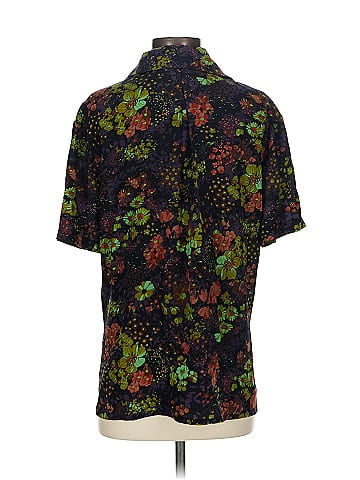 Rachel Comey Short Sleeve Silk Top (view 2)