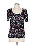 Catherine Malandrino Black Short Sleeve Top Size L - photo 1