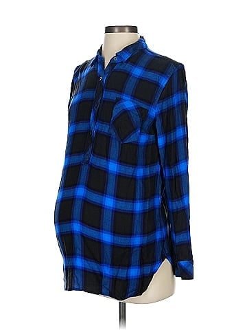 Gap - Maternity Long Sleeve Button-Down Shirt (view 1)