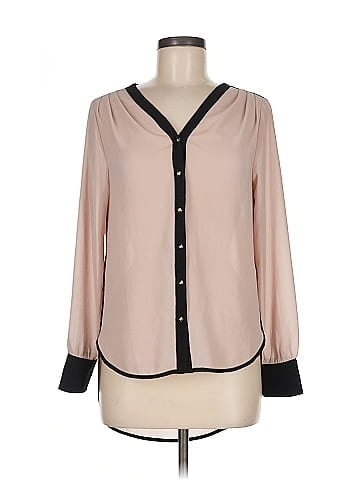 Akira Chicago Black Label Long Sleeve Blouse (view 1)