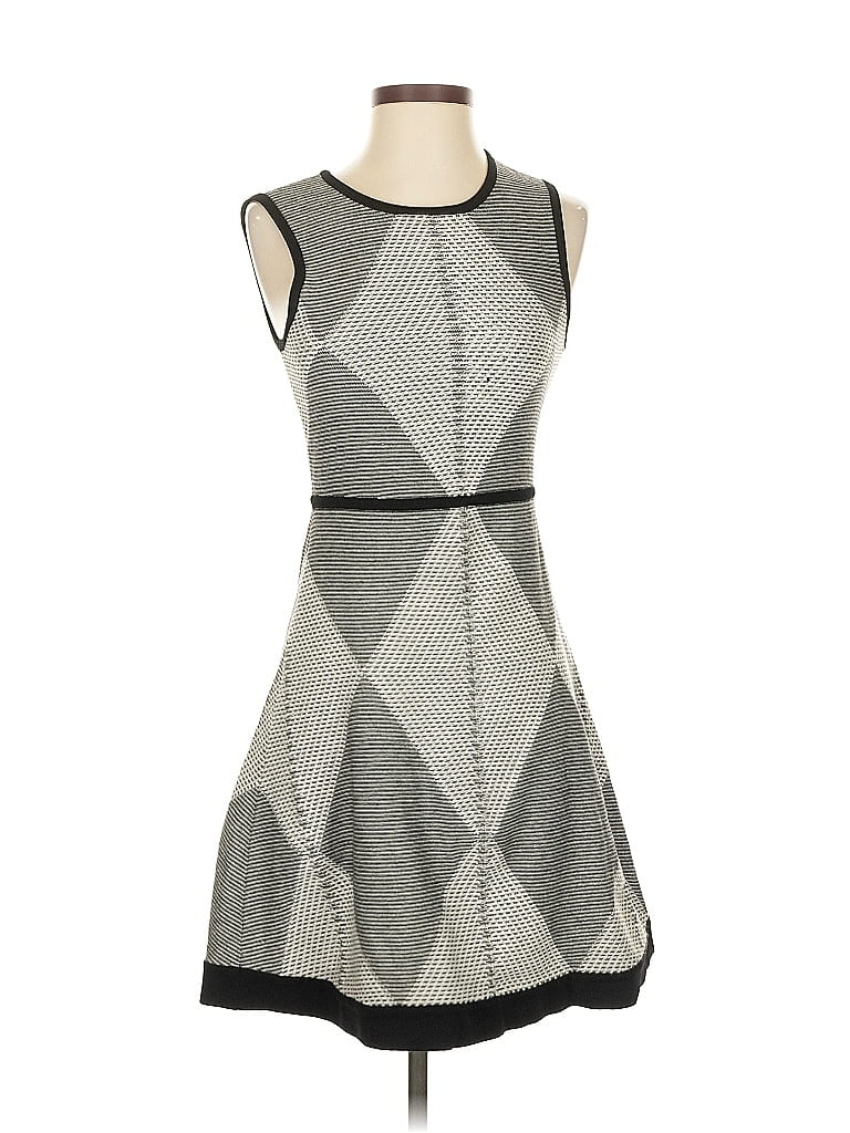 Pre-owned Karen Millen Casual Dress In Gray